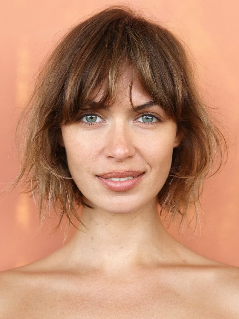 Bixie cut with wispy ends on fine hair